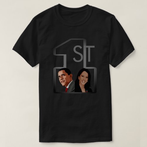 1st African American Pres and Vice Pres T_Shirt