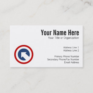 1st ainment Command Patch Business Card