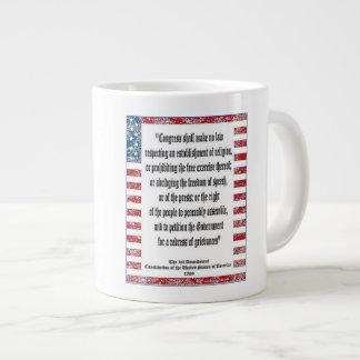 1st Amendment Giant Coffee Mug