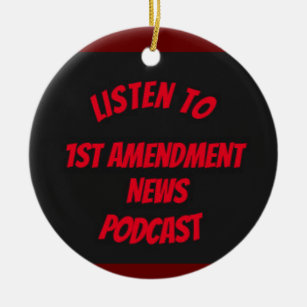 1st Amendment News Podcast Ornament