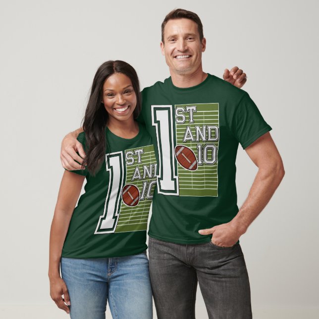 1st and 10 Football T-Shirt (Unisex)
