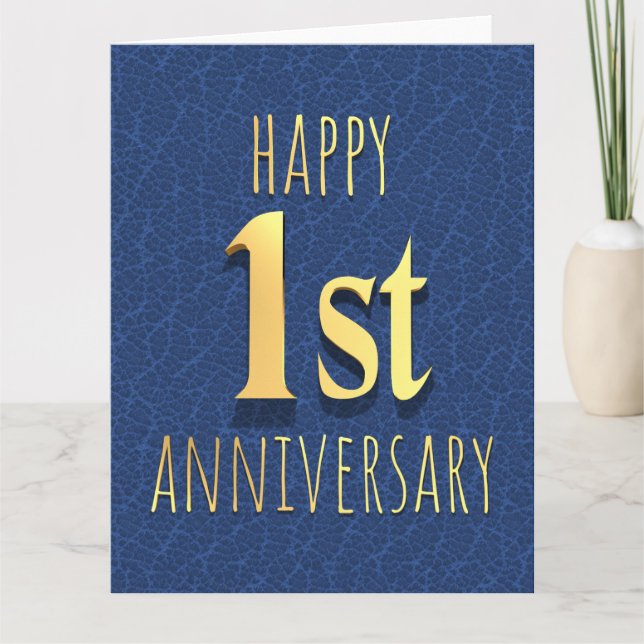 1st Anniversary Card (Front)