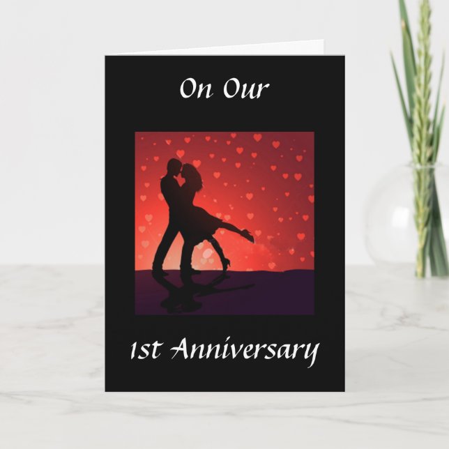 **1st ANNIVERSARY** DANCE FOR THE REST OF OUR LIFE Card (Front)