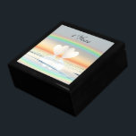 1st Anniversary Paper Hearts Jewelry Box<br><div class="desc">Pretty gift box with my original design of two paper hearts under a rainbow. Customizable text says "1 Year".</div>