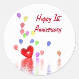 wedding anniversary stickers