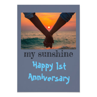 1st anniversary special card