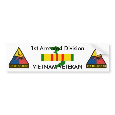 1st Armored Div bumper sticker 1st Armored Div bumper sticker