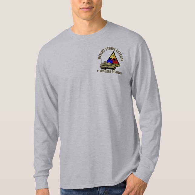 1st Armored Division [1st AD] T-Shirt (Front)