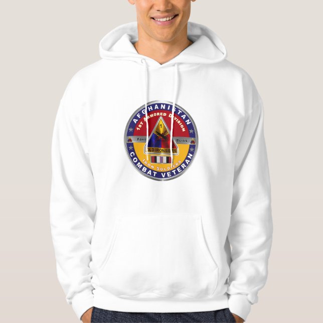 1st Armored Division Afghanistan Veteran Hoodie (Front)