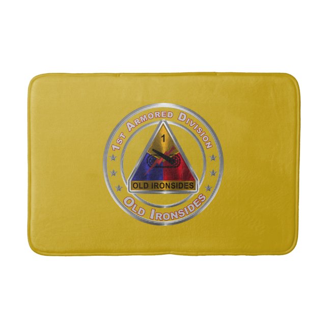 1st Armored Division  Bath Mat (Front)