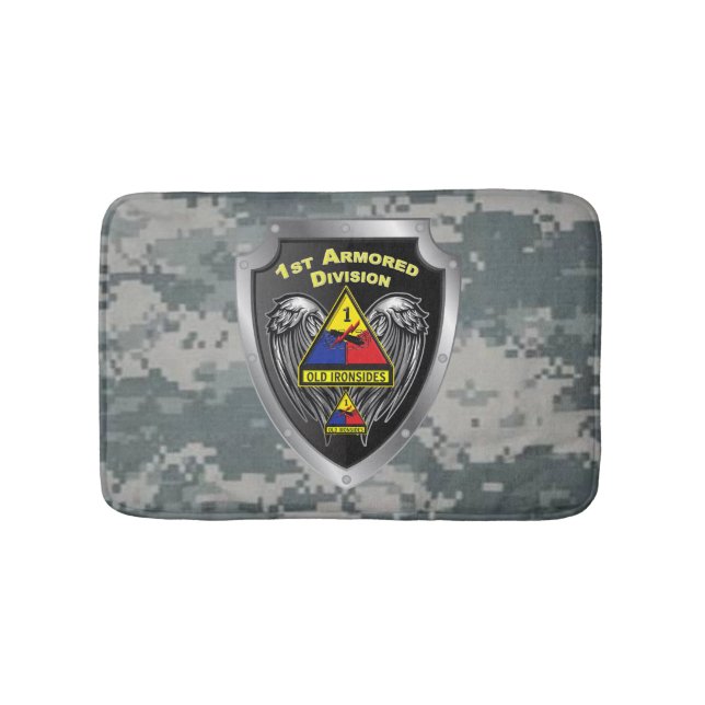 1st Armored Division  Bath Mat (Front)