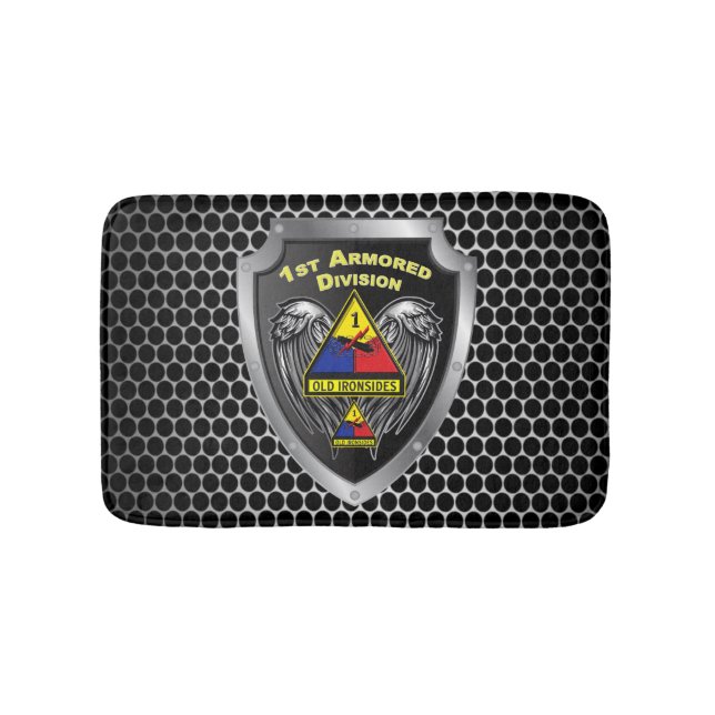 1st Armored Division  Bath Mat (Front)
