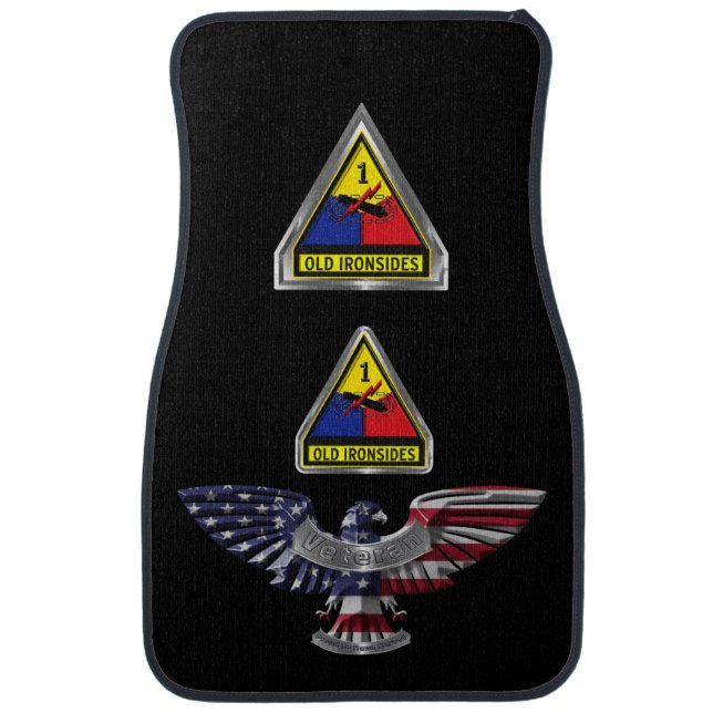 1st Armored Division  Car Floor Mat (Front)