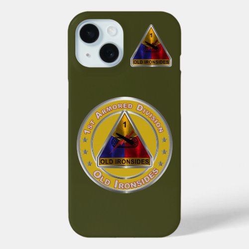 1st Armored Division  iPhone 15 Case