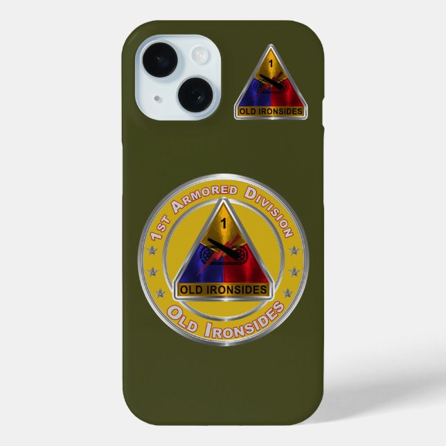 1st Armored Division  Case-Mate iPhone Case (Back)