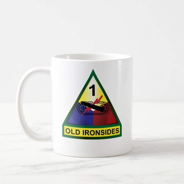1st Armored Division Coffee Mug (Left)