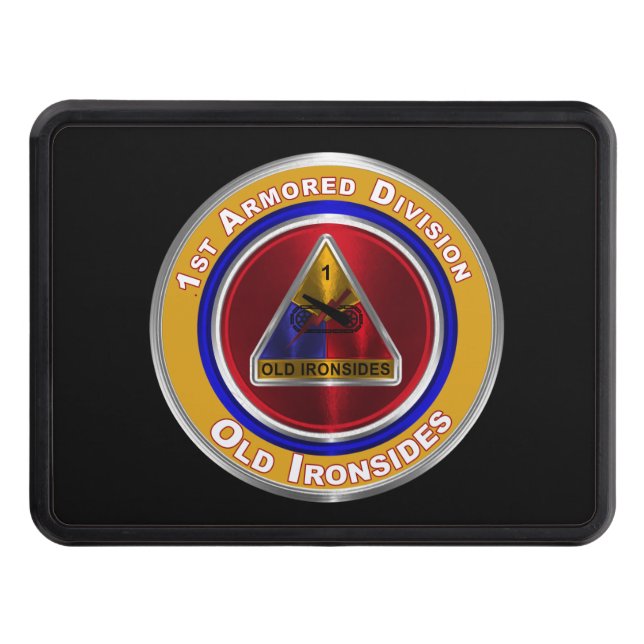 1st Armored Division Customized Design Hitch Cover (Front)