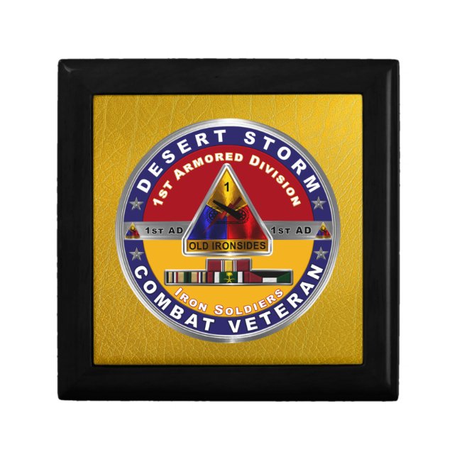 1st Armored Division Desert Storm Gift Box (Front)