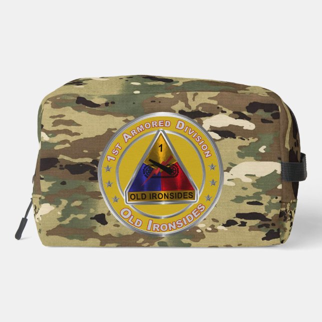 1st Armored Division  Dopp Kit (Back)