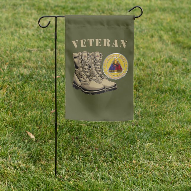 1st Armored Division  Garden Flag (In SItu)