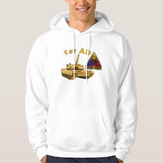 1st Armored Division   Hoodie (Front)