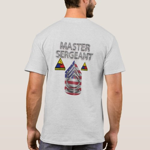 1st Armored Division Master Sergeant T_Shirt