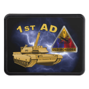 1st Armored Division Night Sky Lightning Hitch Cover