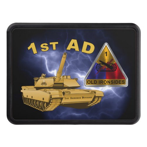 1st Armored Division Night Sky Lightning Hitch Cover