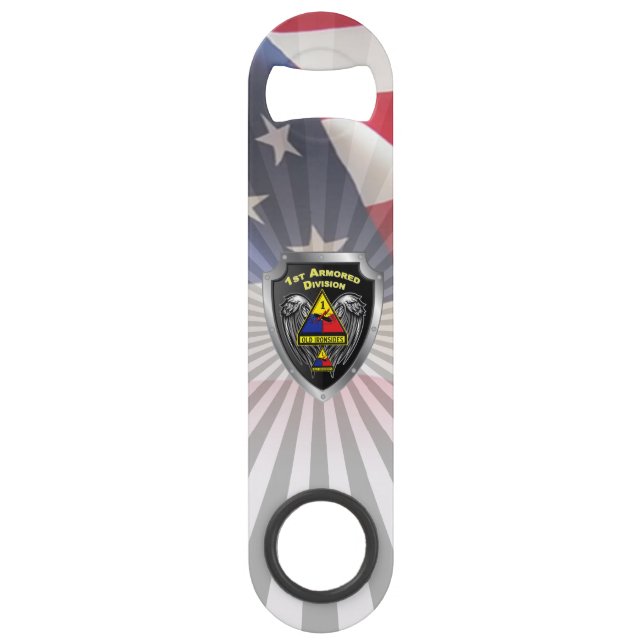 1st Armored Division “Old Ironsides” Bar Key (Front)