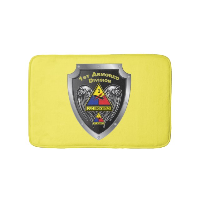 1st Armored Division “Old Ironsides” Bath Mat (Front)