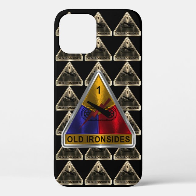 1st Armored Division “Old Ironsides” Case-Mate iPhone Case (Back)