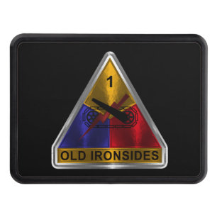 1st Armored Division “Old Ironsides” Custom Patch Hitch Cover
