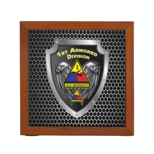 1st Armored Division “Old Ironsides” Desk Organizer