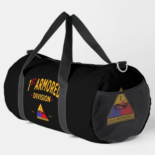 1st Armored Division Old Ironsides Duffle Bag