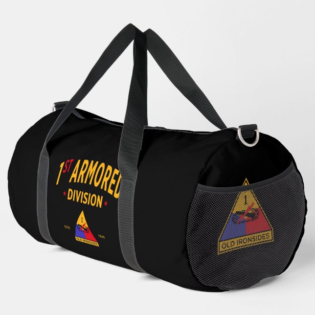1st Armored Division "Old Ironsides" Duffle Bag (Right Corner)