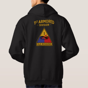 1st Armored Division "Old Ironsides" Emblem Hoodie