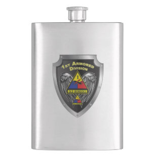 1st Armored Division “Old Ironsides” Flask