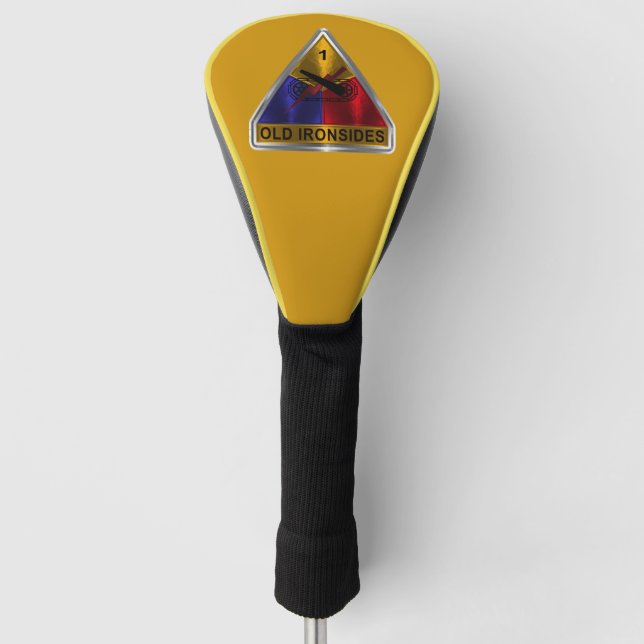 1st Armored Division “Old Ironsides”  Golf Head Cover (Front)