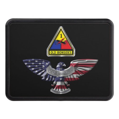 1st Armored Division Old Ironsides Hitch Cover