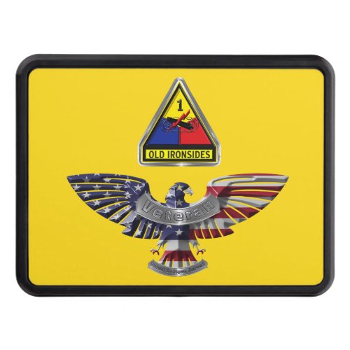 1st Armored Division Old Ironsides  Hitch Cover