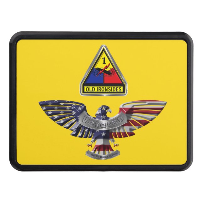 1st Armored Division “Old Ironsides”  Hitch Cover (Front)