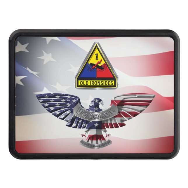 1st Armored Division “Old Ironsides”    Hitch Cover (Front)