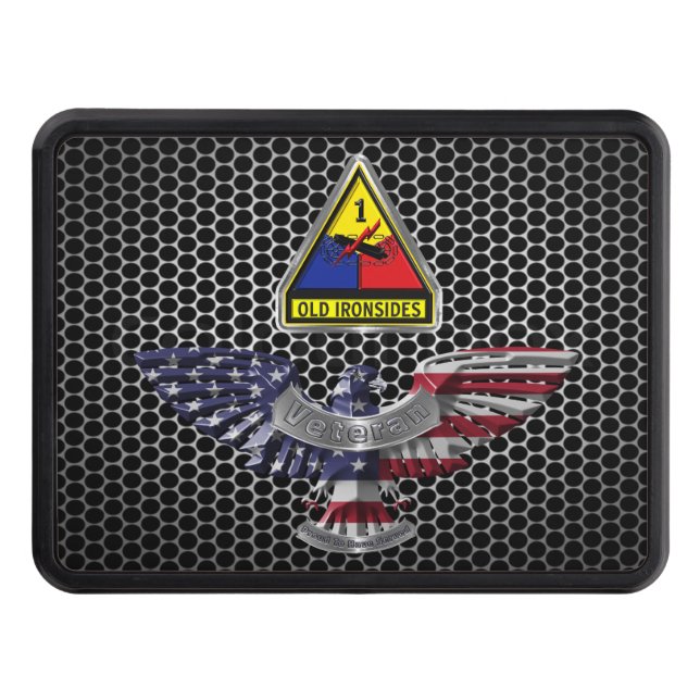 1st Armored Division “Old Ironsides” Hitch Cover (Front)