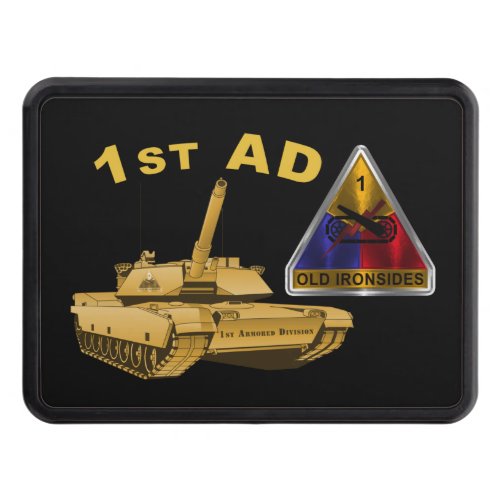 1st Armored Division Old Ironsides Hitch Cover