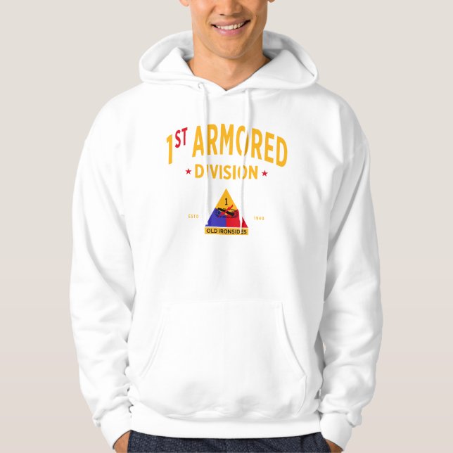 1st Armored Division "Old Ironsides" Hoodie (Front)