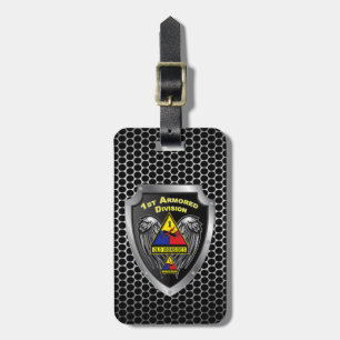 1st Armored Division “Old Ironsides” Luggage Tag