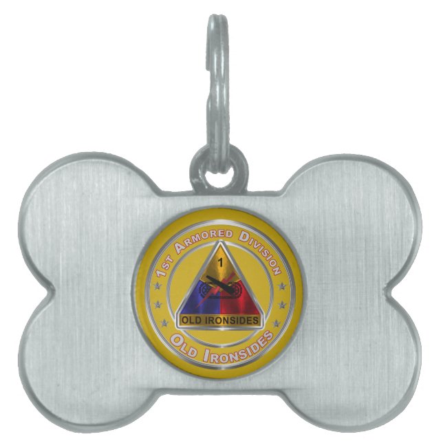 1st Armored Division Pet ID Tag (Front)