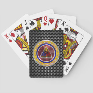 1st Armored Division Poker Cards