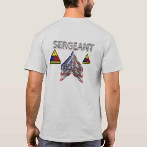 1st Armored Division Sergeant T_Shirt