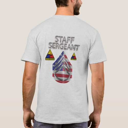 1st Armored Division Staff Sergeant T_Shirt